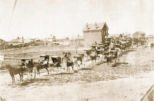 Denver City, about the time of the events in this story.