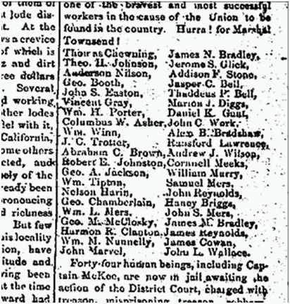 Confederates Captured at Mace’s Hole