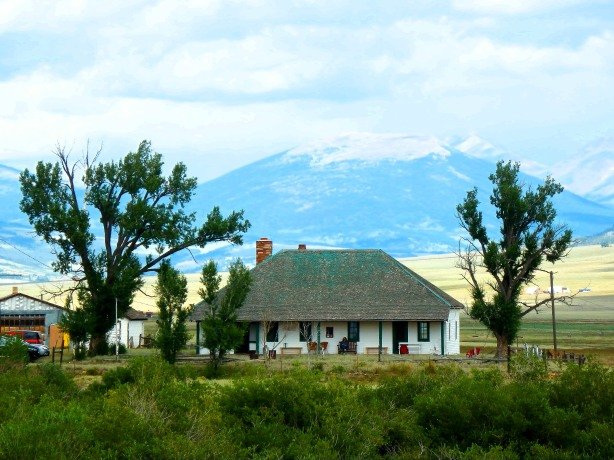 Guiraud's Ranch near Fairplay, Colorado where Owen Singletary spent a night in July 1864.